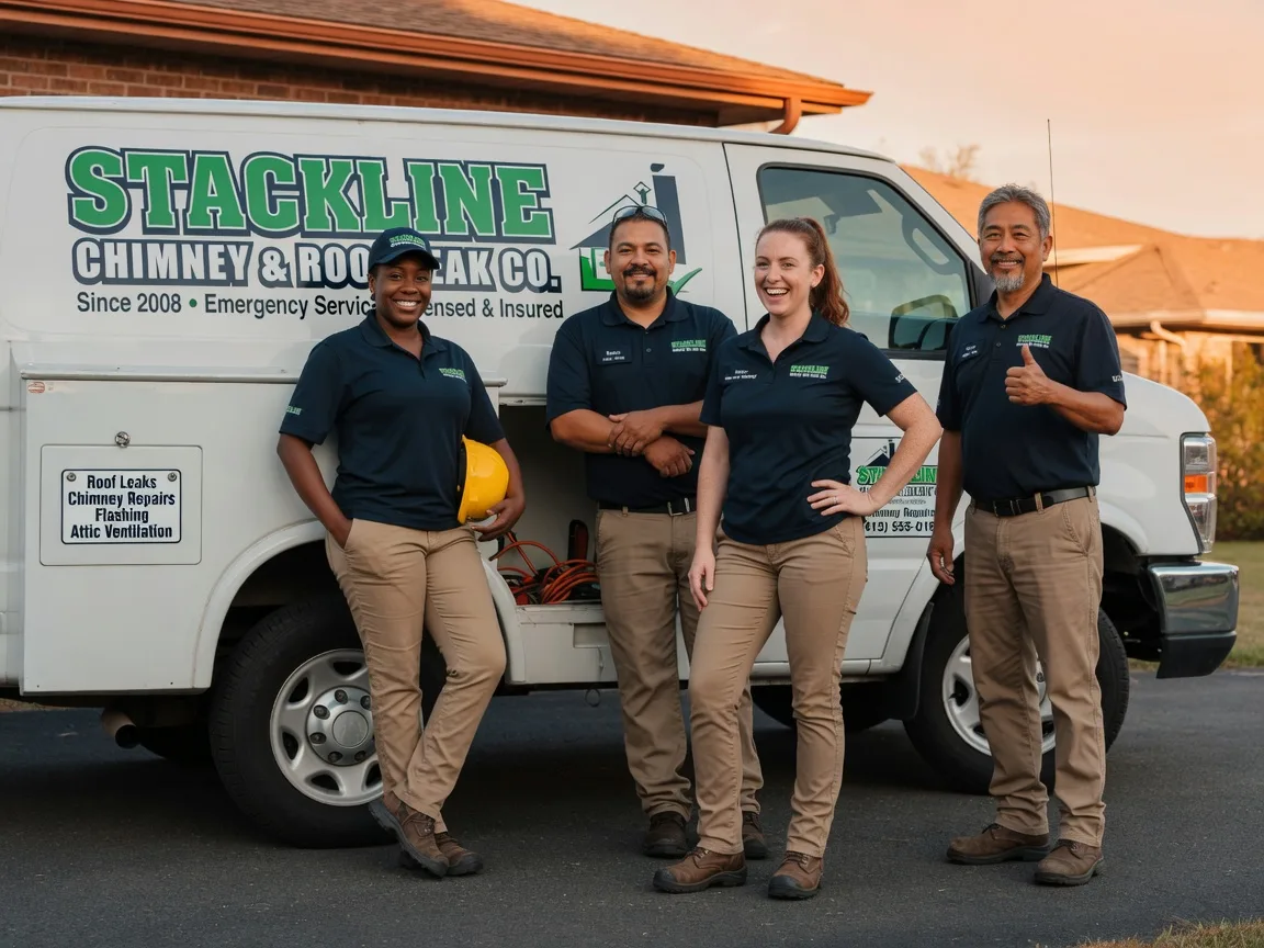 Chimney flashing repair company in Radnor, OH
